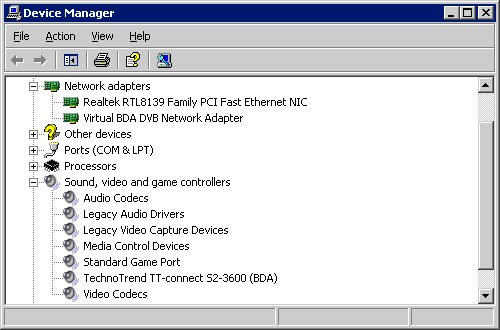 ����������� �������� StarBlazer - ��������� Technotrend S2-3600 � S2-3200