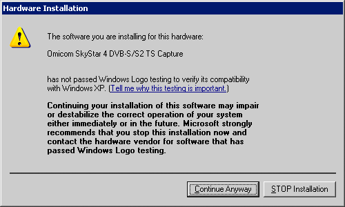 ����������� �������� StarBlazer � ��������� Omicom SS 4 DVB-S2 PCI