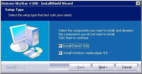 ����������� �������� StarBlazer � ��������� Omicom SS 4 DVB-S2 USB